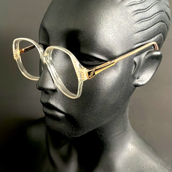 Jacques Fath Vintage Crystal Rhinestone Eyeglass Sunglass Frames - Picture 2 of 16